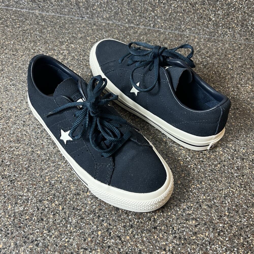 Converse One Star PRO Womens 5 Blue Suede Sneaker Lace Up Low Skate Shoe Men 3.5